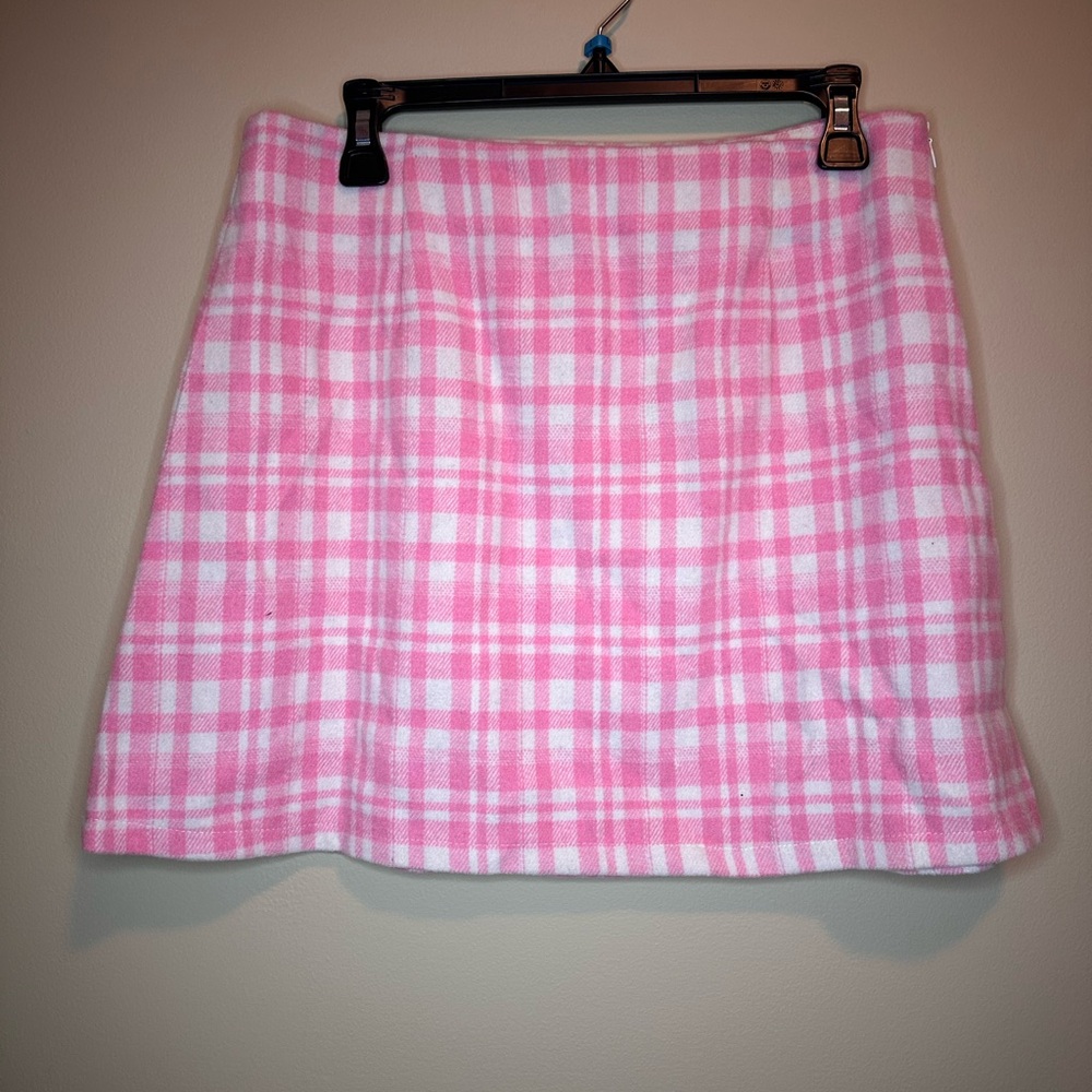 Princess Polly plus size plaid skirt
